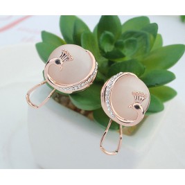 Обеци Паун силк